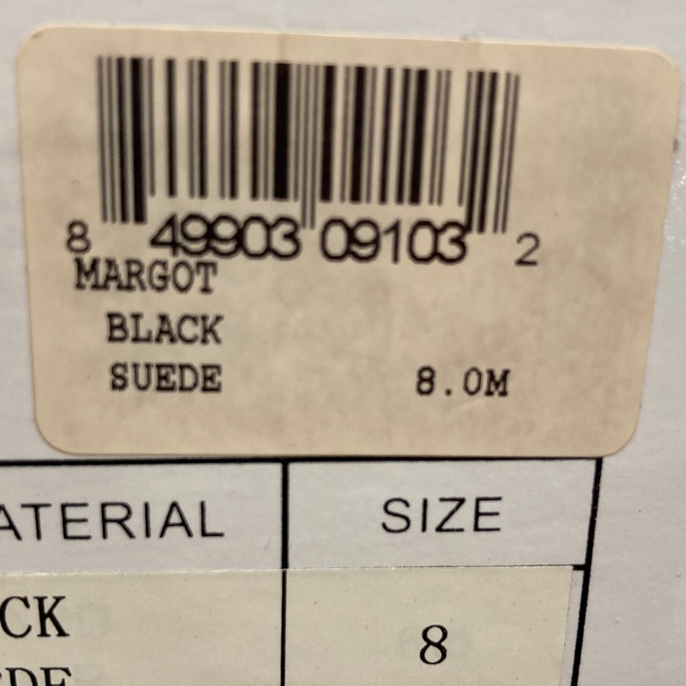 NWT FRENCH SOLE NEW YORK Margot Black Suede Ballet Flats Sz 8M ( incl dust bag) - Picture 8 of 8